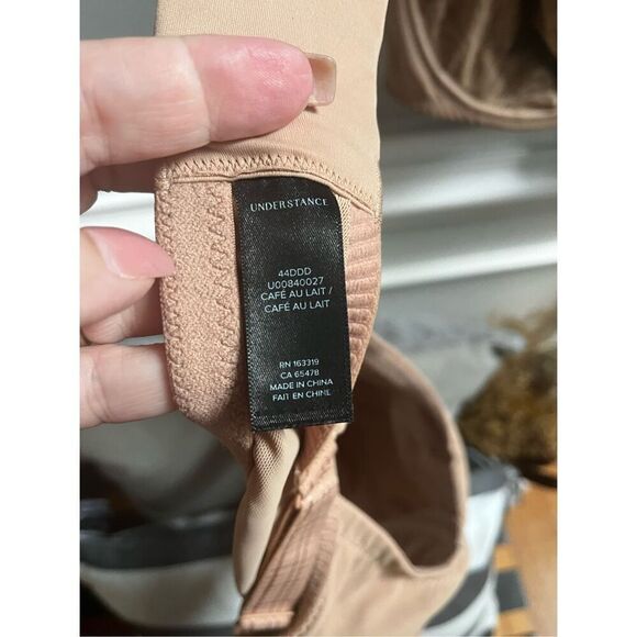 Understance Lot of 2 Tan Brown Full Coverage Unlined Bras Sz 42DDD - Picture 6 of 11